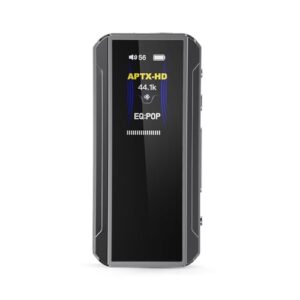 Fiio BTR13, Amplificador Bluetooth e DAC Portátil para Fone de Ouvido, Preto (Equipamentos)