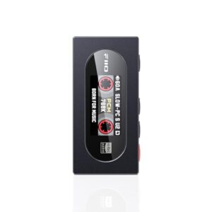FiiO Amplificador de fone de ouvido e DAC portátil KA15 (preto) (Equipamentos)