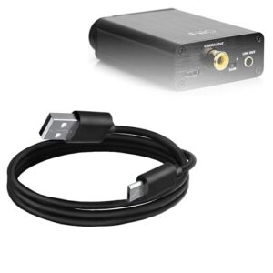 BoxWave Cabo compatível com FiiO E10K USB DAC - Cabo DirectSync, carregamento durável e sincronização (Equipamentos)