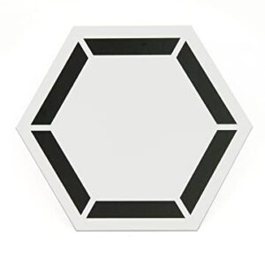 Pisos hexagonais Coltrane Peel & Stick (Discos de Vinil)