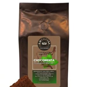 LUCAFELI Café Gourmet Aromatizado Chocomenta 100% Arábica Moído 250g (Café)