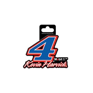 Rico Industries Adesivo de vinil NASCAR Racing Kevin Harvick #4 2022 12,7 cm x 17,8 cm - Acessório para carro/caminhão/casa (Discos de Vinil)