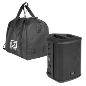 Kit Caixa de Som Ativa Profissional Z1 Compact Pro Portátil Bluetooth c/Bateria + Capa (Equipamentos)