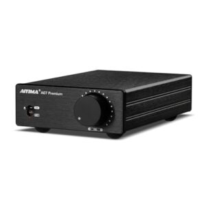 AIYIMA A07 TPA3255 Mini Amplificador 2.0 Canais 300Wx2 HiFi Amplificadores de Áudio Digital Classe D Amplificadores de Som para Alto-falante Passivo Áudio Doméstico DIY com Adaptador de Alimentação de (Equipamentos)