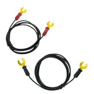 Funayama Cabo de aterramento para toca-discos, pacote com 2, cabo de cobre 18 AWG, elimina o zumbido para amplificador receptor AV, compatível com Technics Pioneer Audio-Technica Rega (Equipamentos)