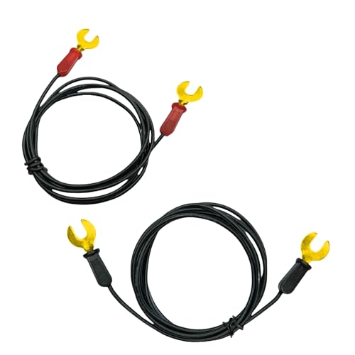 Funayama Cabo de aterramento para toca-discos, pacote com 2, cabo de cobre 18 AWG, elimina o zumbido para amplificador receptor AV, compatível com Technics Pioneer Audio-Technica Rega (Equipamentos)