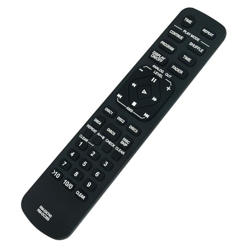 Controle remoto de substituição RM-DX740 compatível com Sony Compact Disc Player/CD Player CDP-XB740 CDP-XE270 CDP-XE370 CDP-XE570 CDP-XE510 CDP-XE520 CDP-XB740E (Equipamentos)