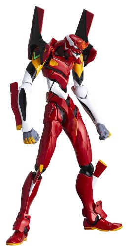 Revoltech Yamaguchi: #068 Neon Genesis Evangelion 2.0 Modelo de produção de EVA 02 edição do filme (Discos de Vinil)