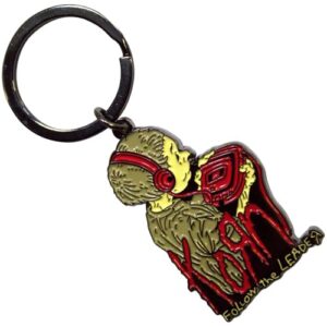 Rock Off officially licensed products Chaveiro com logotipo Korn Follow The Leader Band tamanho único (CDs)