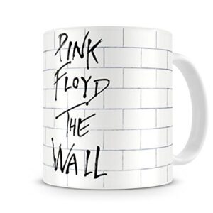 Caneca Pink Floyd The Wall Branca (Discos de Vinil)