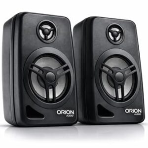 Caixa de Som Ambiente 55W RMS Parede 8 Ohms Preta – Orion Audio CXP40 Ideal para Loja, Restaurante e Som Ambiente Residencial (Equipamentos)