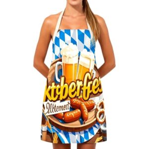 Avental Oktoberfest, roupa de festa de festival de cerveja | Avental masculino de culinária para festivais de cerveja, para cozinha, cozinha, assar, grelhar, churrasco, 08, Refer to description (Cervejas)
