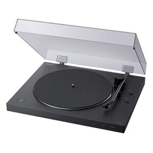 Sony PS-LX310BT Prato Giratório: Gravador de vinil sem fio totalmente automático com Bluetooth e saída USB preta (Equipamentos)