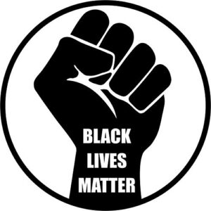 Adesivo de símbolo Black Lives Matter Fist – decalque de vinil premium BLM (3 x 3 polegadas) | Protest Police-Brutality – para para-choque de carro Auto Window Laptop garrafa de água hidro-Flask – suporte de exibição de qualidade e força (Discos de Vinil)