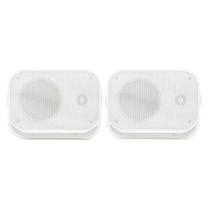 Par de Caixas de Som Acústica Bsa Aw4-w 4" Sobrebor Branca - 80 Watts Rms (Equipamentos)