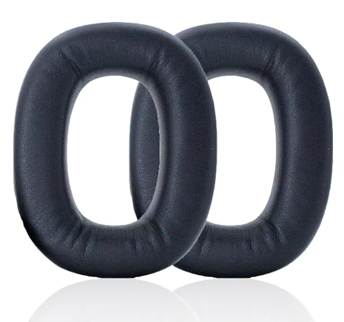 Akkiv Almofadas de Substituição para Fones de Ouvido Bowers & Wilkins Px8, Px7S2 E Px7S2E, Feitas de Couro Proteico E Espuma Viscoelástica (Pretas). (Equipamentos)