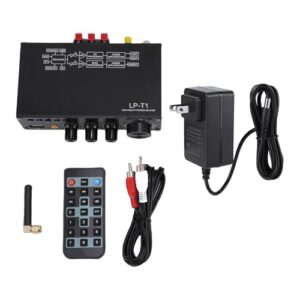 GOWENIC Amplificadores Estéreo Audio Home Audio, Amplificador de Receptor AV de Estéreo de 2,1 Canal Com Saída do Subwoofer, Bluetooth 5.1 HIFI Digital Subwoofer Receiver (Plugue nos EUA) (Equipamentos)