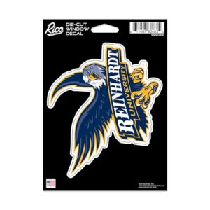 Rico Industries NCAA Reinhardt Eagles 12,7 cm x 17,8 cm Decalque de vinil cortado - Acessório para carro/caminhão/casa (Discos de Vinil)