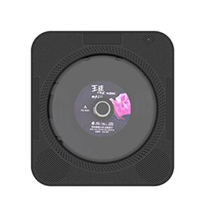 Qudai YHS-08C CD player portátil para montagem em parede CD player de música com controle remoto Bluetooth Rádio FM Alto-falante HiFi com tela LED USB 3,5 mm AV (Equipamentos)