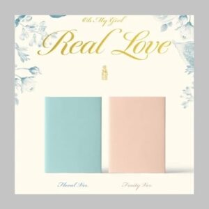 Oh My Girl Real Love 2nd Album Fruity Version CD+136p PhotoBook+1p PhotoCard+1p Selfie PhotoCard+1p Message Card+1ea Film Bookmark+1ea Sticker+Tracking Sealed (CDs)