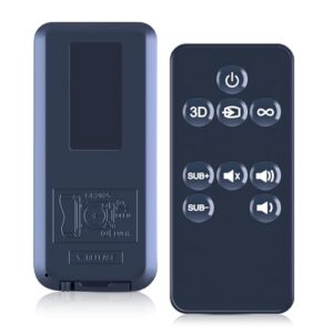 Novo controle remoto de substituição adequado para Klipsch SB120, SB 120, 1060316 (Equipamentos)