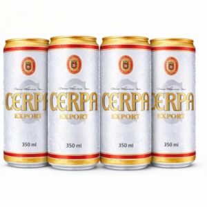 Kit 4 Cerveja CERPA Export Lata 350ml Premium Lager Brasileira (Cervejas)