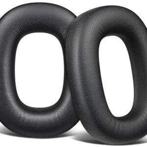 SOULWIT Almofadas de Substituição para Fones de Ouvido Bowers & Wilkins Px8/Px7 S2/Px7 S2E, Almofadas com Couro Proteico Macio E Espuma de Alta Densidade para Isolamento Acústico - Pretas (Equipamentos)