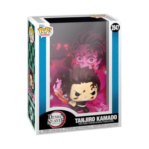 Funko Pop! Game Cover: Demon Slayer - Tanjiro - Figura de vinil colecionável - ideia de presente - Mercadoria oficial - Brinquedos para crianças e adultos - Fãs de anime - boneco para colecionadores (Discos de Vinil)
