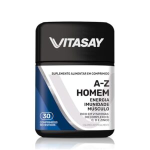 Multivitamínico AZ Homem Vitasay com 30 Comprimidos (CDs)