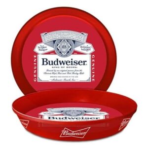 Budweiser Bandeja de servir exclusiva, branca (Cervejas)