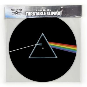 Pink Floyd – Dark Side of the Moon – Tapete deslizante para toca-discos de vinil de 30 cm – Melhora o suporte de som – Tapete para toca-discos de feltro de 1/20.3 cm de espessura (Discos de Vinil)