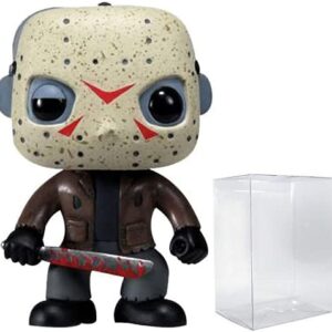 Sexta-feira 13 – boneco de vinil Funko Pop! de Jason Voorhees (combinado com capa protetora de caixa pop) compatível) (Discos de Vinil)