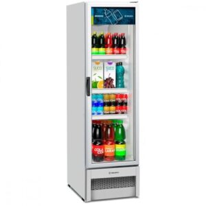 Expositor Vertical Porta de Vidro 326 Litros Metalfrio VB28R Branco 220v