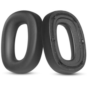 Almofadas de substituição compatíveis com Bowers & Wilkins PX8/PX7 S2/PX7 S2/PX7 S2E Almofadas auriculares de couro proteico com espuma de memória, maior conforto e isolamento de ruído, acessórios (Equipamentos)