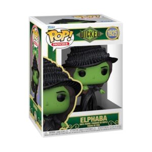 Funko Pop! Filmes: Wicked: For Good - Elphaba - Figura de vinil colecionável - ideia de presente - Mercadoria oficial - Brinquedos para crianças e adultos - Filmes Fans (Discos de Vinil)