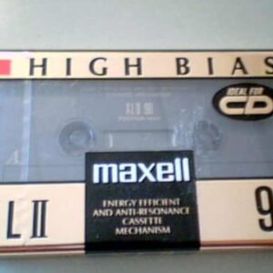 Maxwell XLII90 High Bias um cassete, 90 minutos Gravação IEC Tipo II High (CDs)
