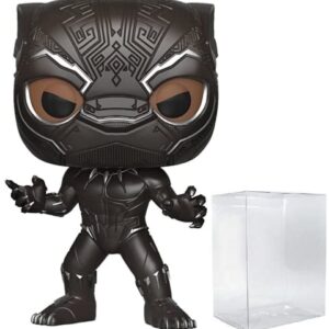 Marvel: Pantera Negra – Boneco de vinil Mascarado Pantera Negra da Funko Pop! (embalado com capa protetora compatível com caixa pop) (Discos de Vinil)