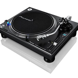 Pioneer DJ PLX-1000 - Placa giratória analógica de acionamento direto de alto torque com baixo ruído, design de alta estabilidade, 3 intervalos de tempo, Preto, 10.80 x 18.60 x 22.30 (Equipamentos)
