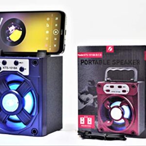 Caixa De Som Portátil Com Bluetooth Kts-1018a - (AZUL) (Equipamentos)