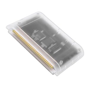 LAISANIM Cartucho de Jogo Mega Drive 4000 Em 1 | Cartão de Memória de 8 GB Compatível Com Genesis MD1 MD2 MD3 32X CD Master System Suporta Cheats Em Todas As Regiões (Branco Transparente) (CDs)