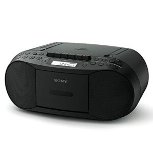 Sony CD Cassete Radio CFD-S70 B - Estéreo - Preto - CD, MP3 - Auxiliar (Equipamentos)