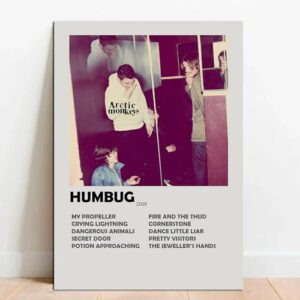 Quadro Placa Decorativa Arctic Monkeys Humbug em MDF (CDs)