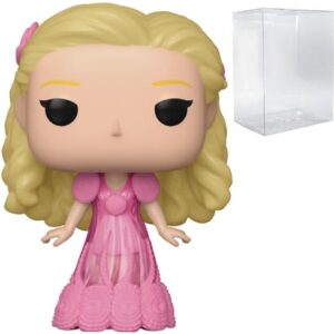 POP Filmes: Wicked - Glinda em camisola Funko Boneco de vinil (incluído com caixa protetora compatível), multicolorido, 9,5 cm (Discos de Vinil)