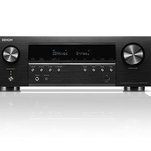 Denon Receptor de home theater AVR S770H 7,2 Ch (modelo 2023) receptor HDMI UHD 8K (75W x 7), transmissão sem fio via HEOS, Bluetooth e Wi-Fi integrado, Dolby TrueHD, DTS Neural: X e DTS: X Surround (Equipamentos)