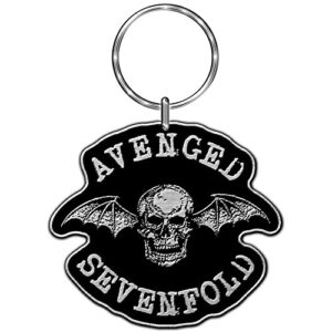 Avenged Sevenfold Chaveiro padrão: Morcego da Morte - -, Preto (CDs)