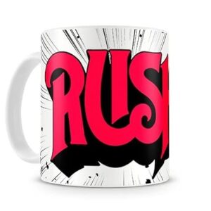 Caneca Rush 1974 Album 330 ml (Discos de Vinil)