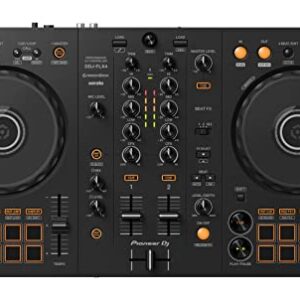Pioneer DJ DDJ-FLX4 2 decks Rekordbox e Serato DJ Controller - Grafite (Equipamentos)