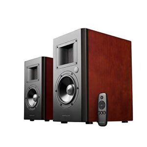 MONITOR DE ÁUDIO AIRPULSE A200 EDIFIER 130W RMS - MADEIRA (Equipamentos)
