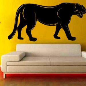 DesignToRefine Pantera Asiático Woods Hunter Animal Decor Wall Mural Vinil Art Sticker M336 (Discos de Vinil)