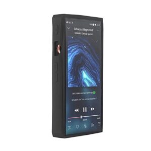 Capa Zshion para FiiO M11/FiiO M11 Pro, capa protetora de silicone macio para FiiO M11 Pro/FiiO M11 com antiarranhões e à prova de choque, Preto (Equipamentos)